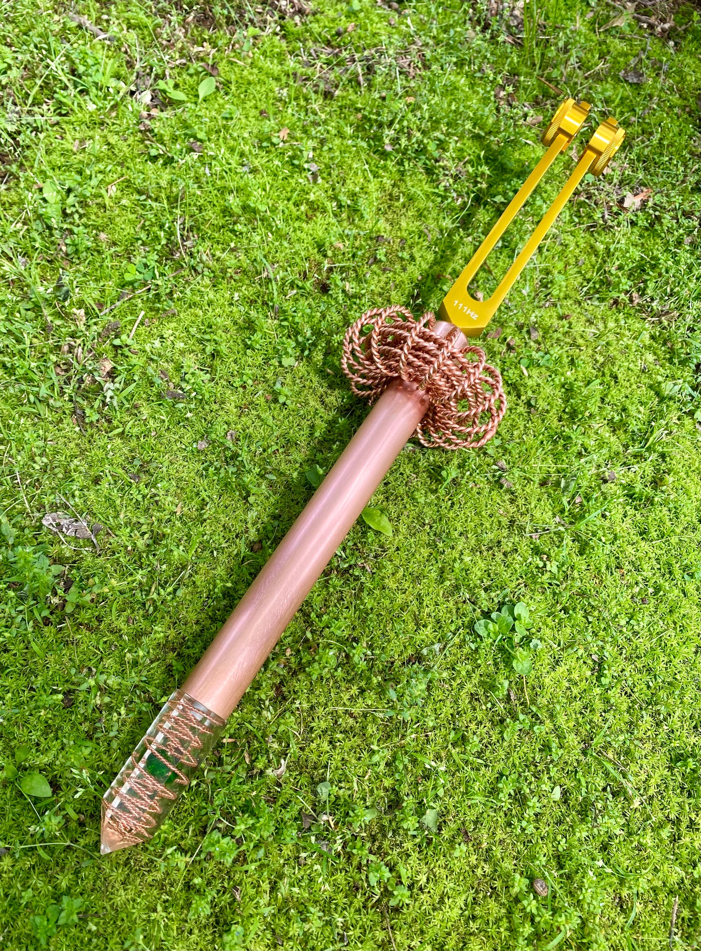 Sound Saber - Tuning Fork Therapy Wand (fork not included)