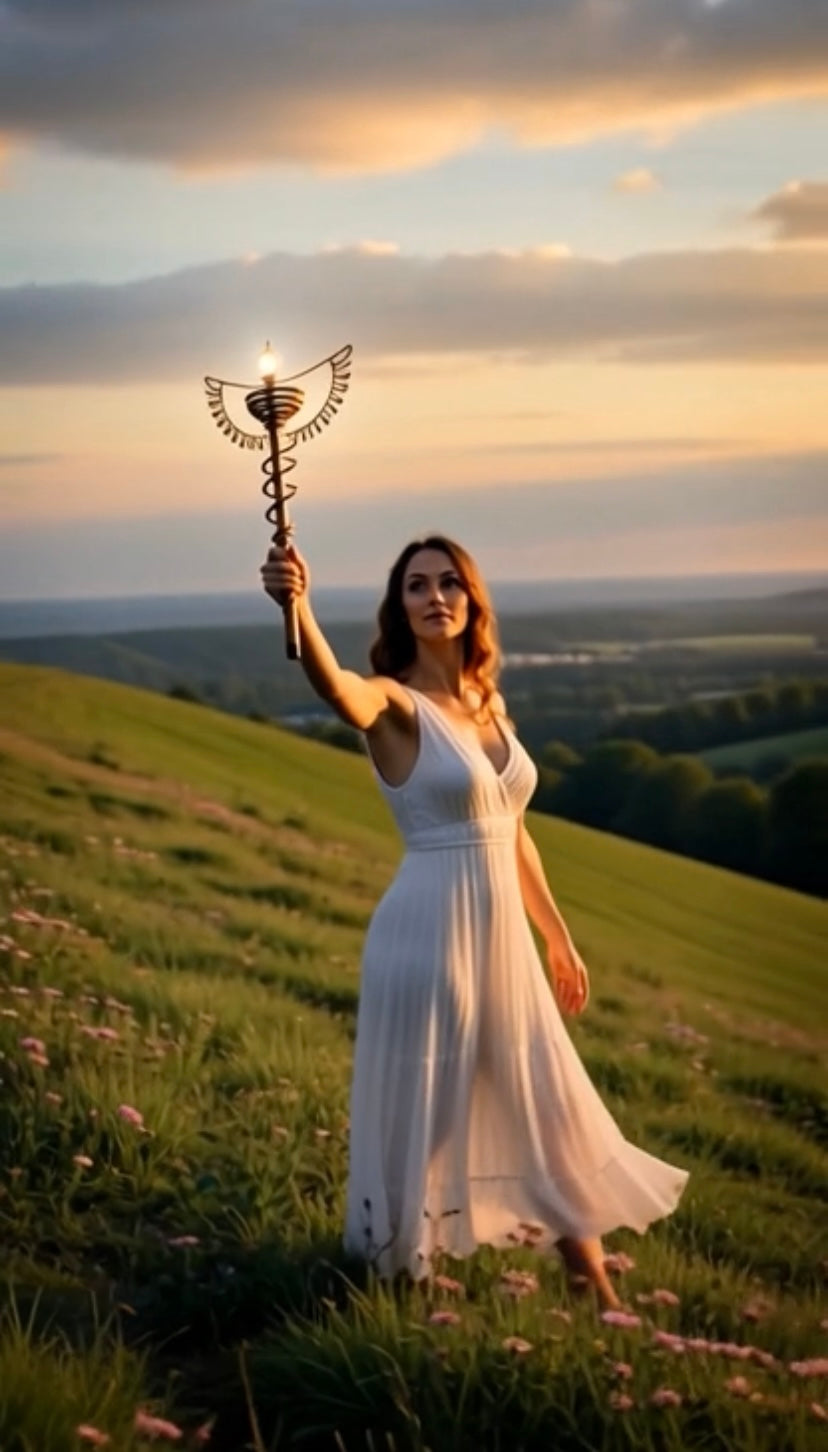 Caduceus Grounding Wand