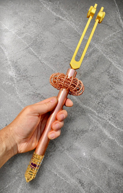 Sound Saber - Tuning Fork Therapy Wand (fork not included)