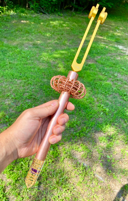 Sound Saber - Tuning Fork Therapy Wand (fork not included)