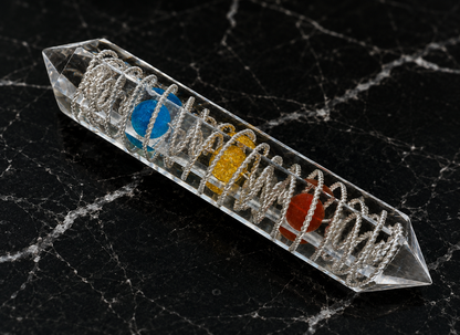 Trinity Wave Crystal - Acupressure Meridian Wand