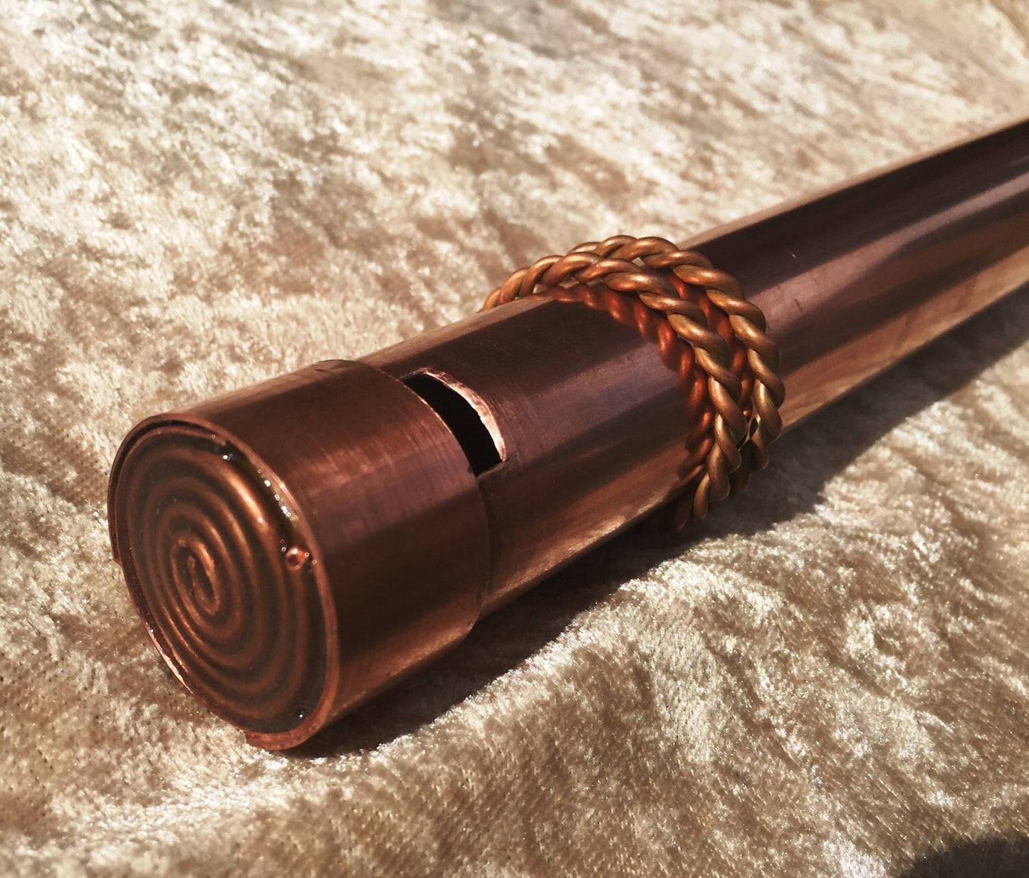 Copper Whistle Flute