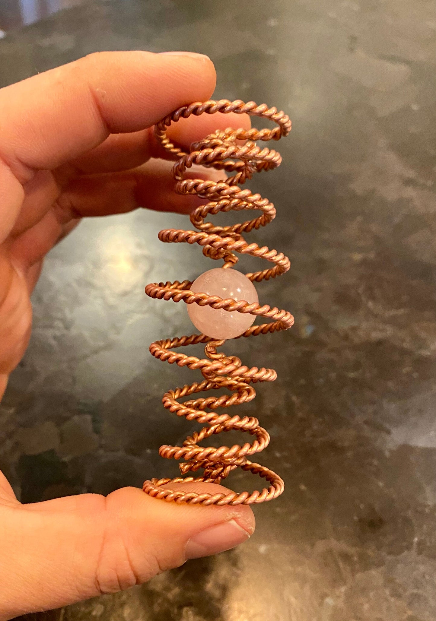 Crystal Battery - Wave Field Palm Coil