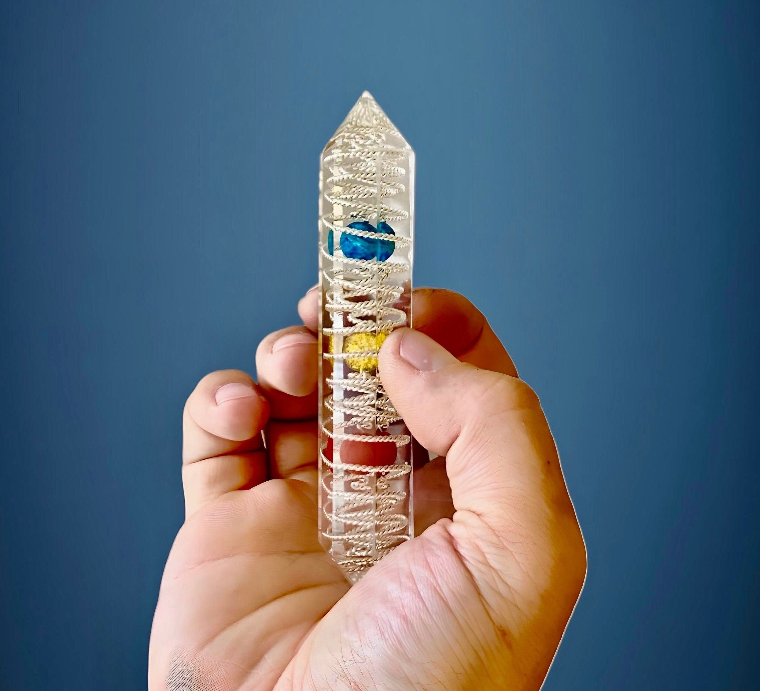 Trinity Wave Crystal - Acupressure Meridian Wand – OmniCore Tech