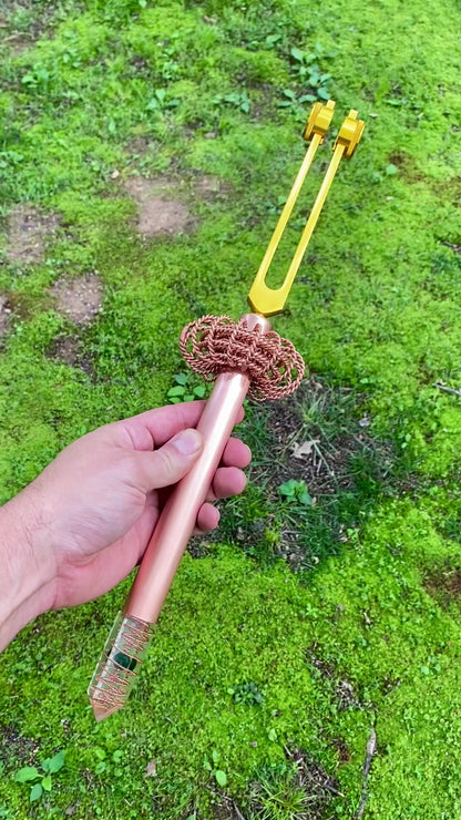 Sound Saber - Tuning Fork Therapy Wand (fork not included)